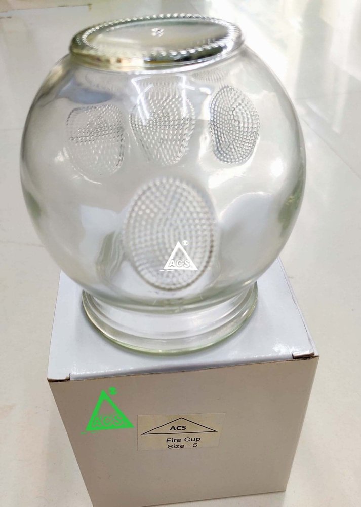 ACS FIRE GLASS CUPPING VACUUM FIRE CUPPING CUP SIZE NUMBER 4