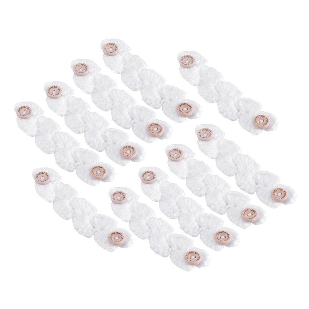 MYADDICTION 10pcs Crocheted Ear Saver Back of Head for Face Cover Straps 10pcs white Clothing, Shoes & Accessories | Costumes, Reenactment, Theater | Accessories | Masks & Eye Masks