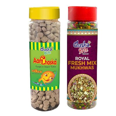 Chaska Bite Aam Chaska|Chatpati Tablet|Dry Mango Candy|Amchoor Digestive Tablet 250 g|Mouth Freshner|Mukhwas|Saunf Covered with Pepper Mint|250gm
