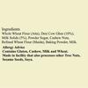 Crafty Foods - The Ingredient of Love - Goras Handmade Pure Ghee Cookies - Cashew Flavoured Best Tasty Teatime Snacks, Healthy & Nutritious 100% -Pack-(4), 250 Grams view 3