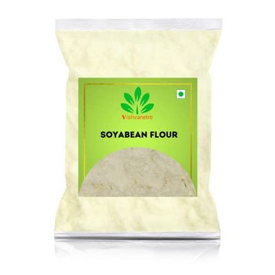 Vishvanetre Pure & Natural Soyabean Flour SOYA Bean Ka Atta (2Kg)