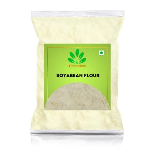 Vishvanetre Pure & Natural Soyabean Flour SOYA Bean Ka Atta (2Kg)