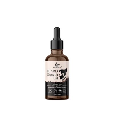 Biomidas Beard Booster Growth Oil, For Men Infused With The Power Of Almond & Tea Tree Extract For Shiny & Healthy Beard Growth 30 ML