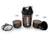 COOL INDIANS Gym Shaker Bottle For Protein Shake Gym Bottle Sipper Bottle For Men Women 500 ml Shaker Bottle For Gym (Black) view 4