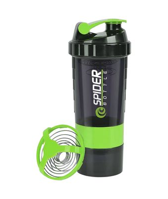 COOL INDIANS Gym Shaker Bottle For Protein Shake Gym Bottle Sipper Bottle For Men Women 500 ml Shaker Bottle For Gym (Green)