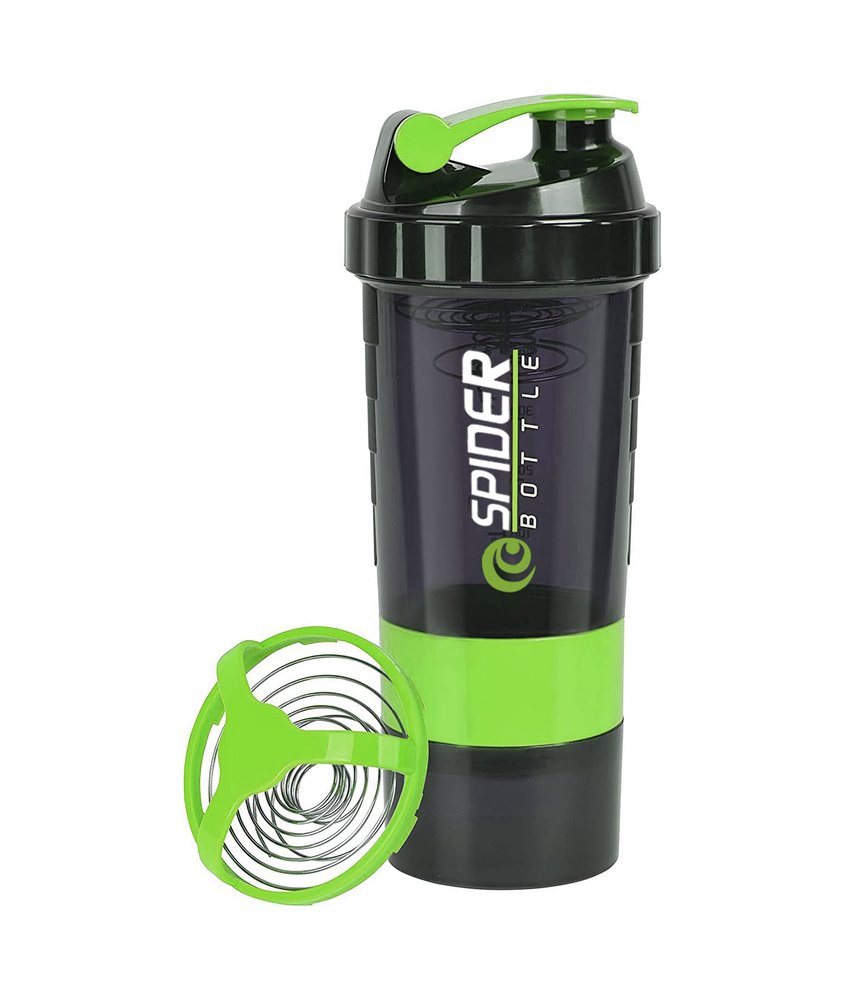 COOL INDIANS Gym Shaker Bottle For Protein Shake Gym Bottle Sipper Bottle For Men Women 500 ml Shaker Bottle For Gym (Green)