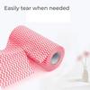 MeeTo Reusable Cleaning Wipe, Household & Washable Kitchen Towels, Disposable Cleaning Cloth, Dish Cloth Towel Dish Rags Reusable Kitchen Paper Wash Towels,Cleaning Accessories 1 Rolls of 65 Sheets view 2