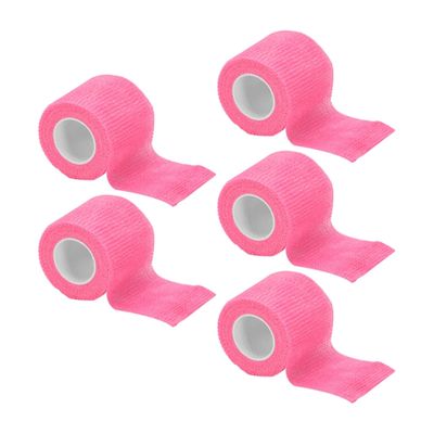 5x Self Adhesive Bandage Wrap Tattoo Grip Tube Wrap Tape Cover for Pets