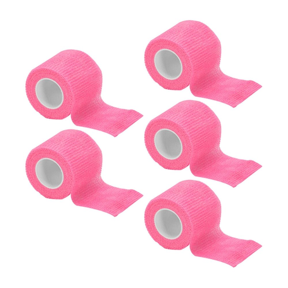 5x Self Adhesive Bandage Wrap Tattoo Grip Tube Wrap Tape Cover for Pets