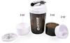 COOL INDIANS Gym Shaker Bottle For Protein Shake Gym Bottle Sipper Bottle For Men Women 500 ml Shaker Bottle For Gym (White) view 3