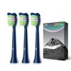 JTF Electric Toothbrush Replacement Brush Heads Compatible with P200 Sonic Toothbrush, Medium Soft Bristles (3 Pack-Blue) view 1