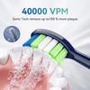 JTF Electric Toothbrush Replacement Brush Heads Compatible with P200 Sonic Toothbrush, Medium Soft Bristles (3 Pack-Blue) view 3