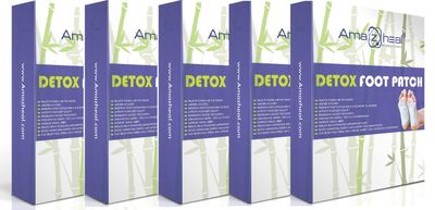 AMAZHEAL Foot Pad, Foot Patch to Remove Body Toxins - for Stress Relief Sleep, Improves Circulation & Metabolism, Herbal Ingredient Foot Patches for Men & Women, 20 Pieces (Pack of 5)