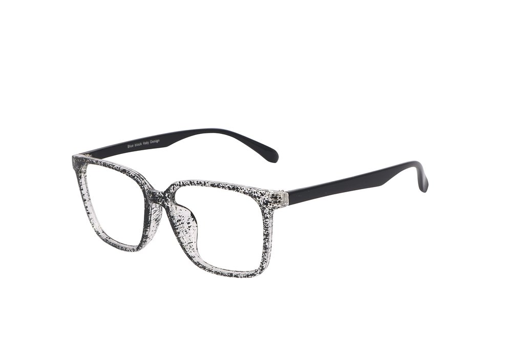 CREEK Blue Light Blocking Glasses, Computer Reading/Gaming/TV/Phones Glasses for Women Men, Anti Eyestrain & UV Glare (with Testing Kit, and Lens Cleaner) CR E 2369 (GRANITE)