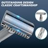 CHARMMAN Classic 3-piece Double Edge Safety Shaving Razor, 1 Razor + 10 pcs Super Stainless Blades + Travel Cover + Luxurious Packaging, 124.0 grams view 4