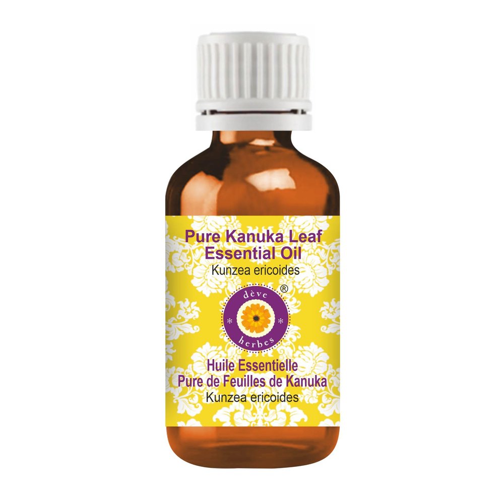 Deve Herbes Kanuka Leaf Essential Oil (Kunzea ericoides) Pure | Non-Sticky | Non-greasy | Lightweight | Men & Women | All Skin Types | Steam Distilled 100ml