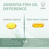 ASSENTIA Fish Oil Capsules with 1000mg Omega 3 One Capsule Per Serving | Omega 3 Fish Oil liquid softgel Capsules for Men and women | 330 mg EPA, 220 mg DHA 60 Soft Gels (Pack of 1) view 4