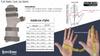 Helrdx Aluminium Wrist Hand Support Static Cockup Splint For Stroke,Paralysis,Arthritic Diseases,And Fractures (For Left Hand,M) view 3