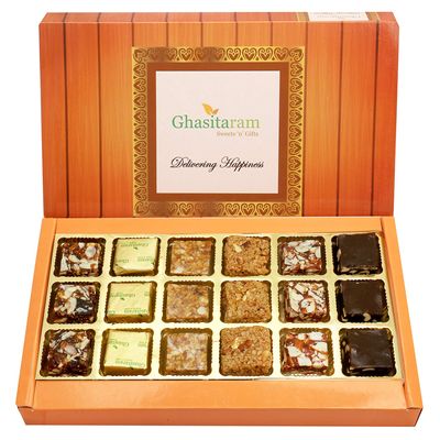 Jaiccha Gifts 18 Pcs Assorted Bites|Sweets|Sweets Gift Pack|Diwali Sweets|Indian Mithai|Diwali Sweets Gift Box|Sweets Gift Box|