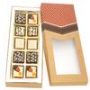 Ghasitaram Gifts Jaiccha 10 pcs Assorted Choco Dryfruit Bites Kraft Box|Sugar Free Sweets|Diabetic Friendly|Diwali Sugar Free Sweets Box view 1