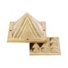 Vastu Vardan Brass Pyramid | 2 Layer Pyramid | Vastu Remedy & Positive Energy Yantra for Healing (Pack of 1) view 1