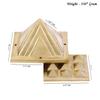 Vastu Vardan Brass Pyramid | 2 Layer Pyramid | Vastu Remedy & Positive Energy Yantra for Healing (Pack of 1) view 2