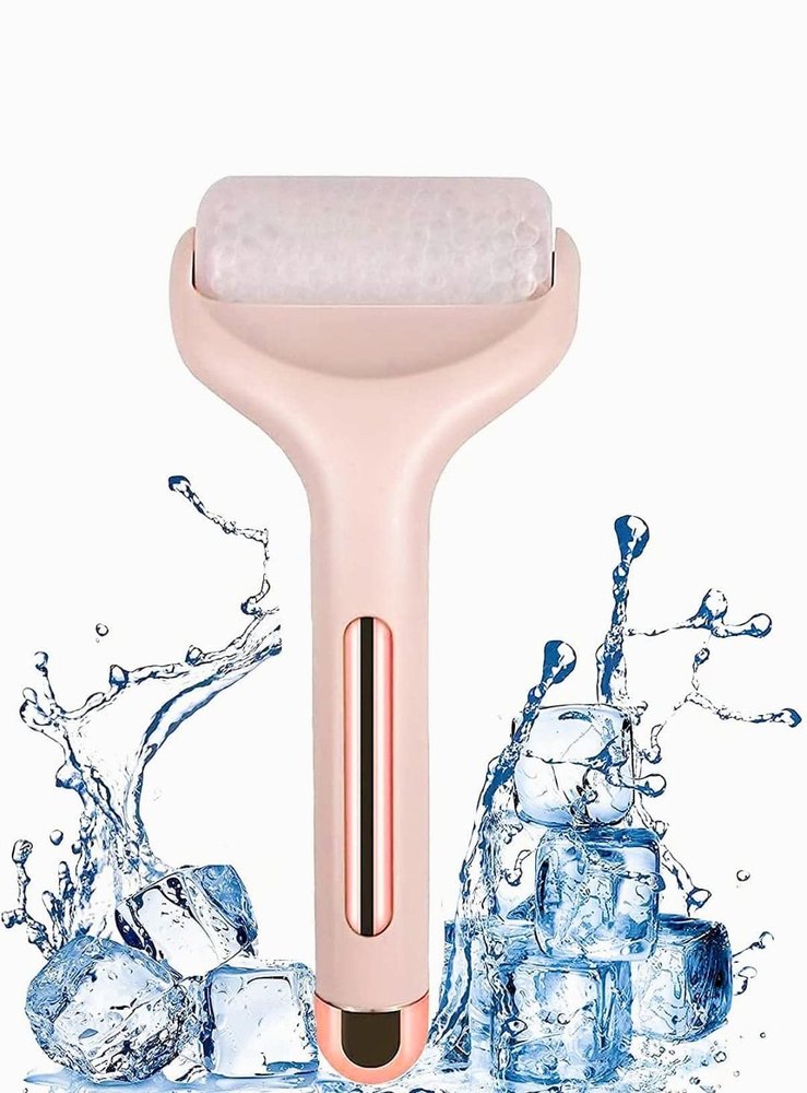 ACS Ice Roller Face Massager  Therapeutic Cooling To Naturally Tone & Tighten | Brighten Complexion, Reduce Wrinkles & Under Eye Puffiness | Useful For Migraine & Pain Relief