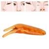 Nose Reduction Massager, Nose Scraper ABS Small Eliminate Puffiness for Back for Cheek Amber view 2
