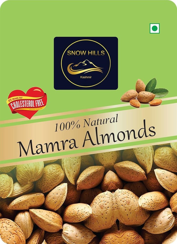 100% ORGANIC MAMRA BADAM (1KG)(INSHELL) (4kg)