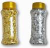 Gold Leaf, Silver Foil, Flakes with Tweezers,Resin Gold Flakes,Metallic Gold Flakes for Nail Deco,Arts and Crafts(15g Each) view 1