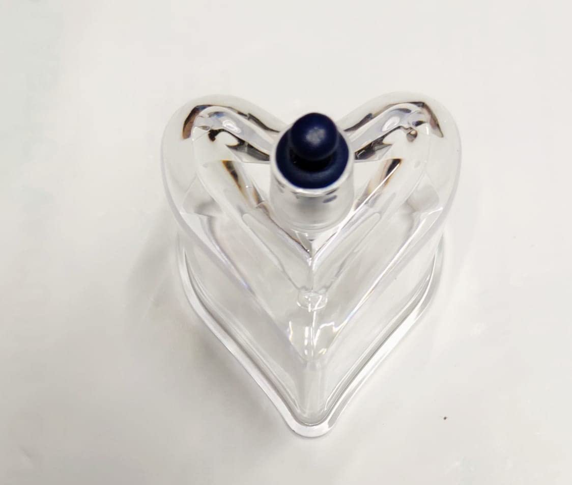 ACS Heart, Shape Chinese Vacuum Cupping Therapy Set 1 Cups Love Heart Shape Plastic Cupping Cups of Cupping Set Plastic PC Vacuum Cupping Suction Cupping