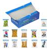 MOBDESK BPA-Free Zip Lock Bag for Fridge | Resealable Ziplock Pouch for Food & Travel | Leakproof Freezer Storage Bags | Zip Lock Covers & Zipper Pouch for Kitchen | Freezer Storage Bags-V-325 view 3