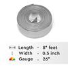 Vastu Vardan Stainless Steel 0.5 INCH Strip (Pack of 3) Vastu Remedy for Entrance, Maha Vaastu Remedy for Toilet Correction & Zone Balancing (S.Steel, 12MM Width, 30 Gauge, 8 FEET Approx) view 2