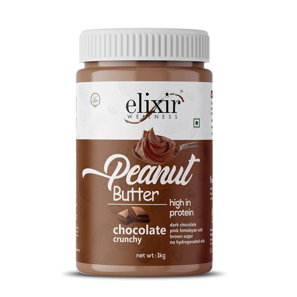 Elixir Wellness Chocolate Peanut Butter | Crunchy | 1KG