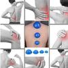 ACS 12pcs set Moisture Anti Cellulite Vacuum Cupping Cup Silicone Family Facial Body Massage Manual Therapy Massager view 4