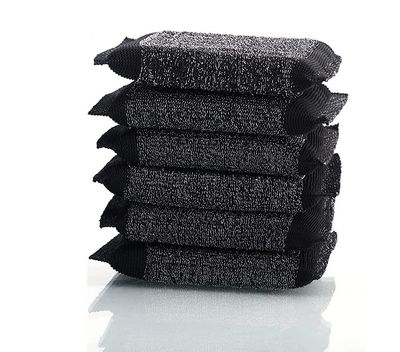 Magic Providers Super Tough Steel Sponge | Foam Scrub Pad with Foam - Pack of 6 | Best for Utensils Cleaning in Kitchen | Long Lasting | Stain Removal | Scrubber for Dish wash Liquid