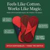FabPad Reusable Washable Biodegradable Sanitary Napkins Cloth Pads (Pack of 4, Asst Colors) view 4