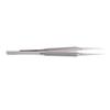 Precision Tweezers Anti-Static for Craft Jewelry Electronics Laboratory Work Stainless Steel Straight Head view 2