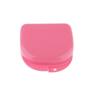 Air Hole Box Denture Retainer Mouthguard Storage Case Container Pink view 1