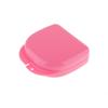 Air Hole Box Denture Retainer Mouthguard Storage Case Container Pink view 2