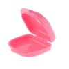 Air Hole Box Denture Retainer Mouthguard Storage Case Container Pink view 3