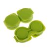 10Piece Mini Flip-top Contact Lens Travel Kit Holder Soaking Box Case Green view 1