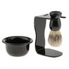 Men's Shave Set Shaving Brush+Acrylic Stand Holder+ Bowl Travel Kit Set view 1