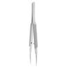 Stainless Steel Micro Precision Tweezer Pointed Curved Straight Curved-Toothless view 1
