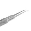 Stainless Steel Micro Precision Tweezer Pointed Curved Straight Curved-Toothless view 2