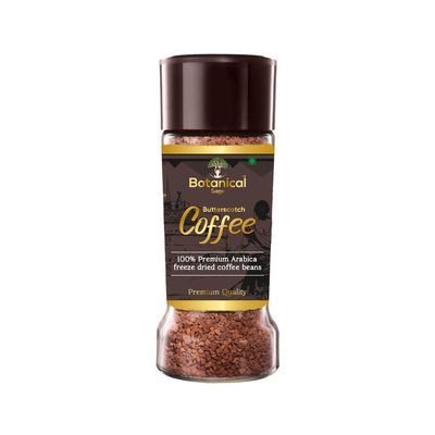 Botanical sage- Butterscotch instant coffee | 100% Arabica freeze dried | Flavored coffee | 100g