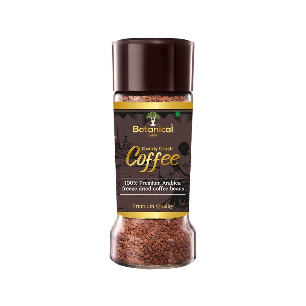 Botanical sage- Candy Crush instant coffee | 100% Arabica freeze dried | Flavored coffee | 100g