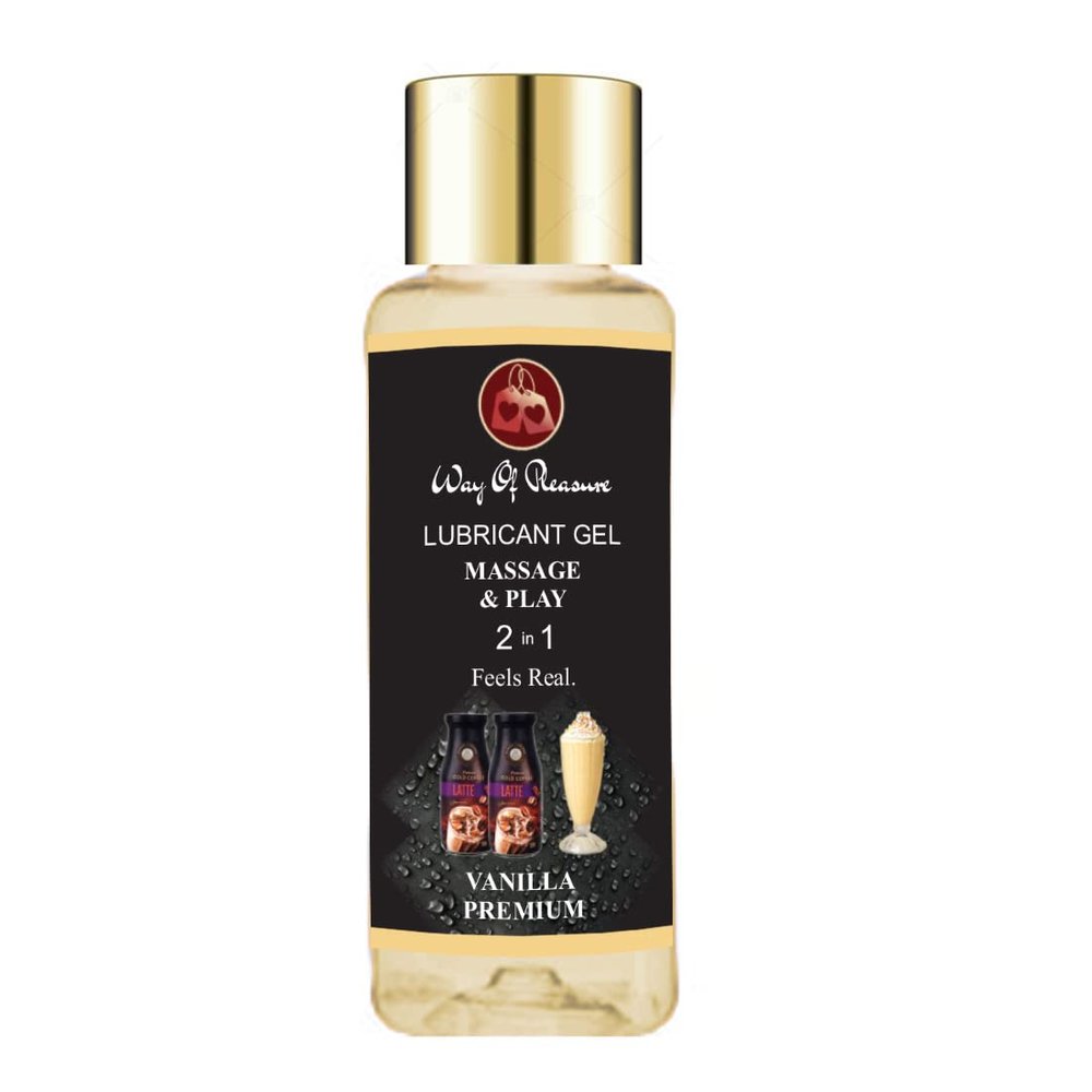 Lubricant 2 in 1 Water Based Gel Vanilla With Parabeen free and Non Sticky and Smooth Experience
