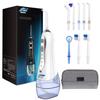 BESTOPE Rechargeable Dental Flosser Oral Irrigator with 300ml Water Tank | 5 Modes | 8 Replaceable Jet Tips |IPX7 Waterproof (White) view 1