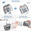 BESTOPE Rechargeable Dental Flosser Oral Irrigator with 300ml Water Tank | 5 Modes | 8 Replaceable Jet Tips |IPX7 Waterproof (White) view 3
